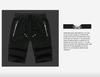 Men's Knitted Five-Point Cotton Beach Shorts - Loose, Plus Size, Quick-Drying, Casual Sports Style.