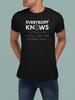 Everybody Knows I Pretend To Be Texting TShirt, Funny Introvert Social Anxiety Tee
