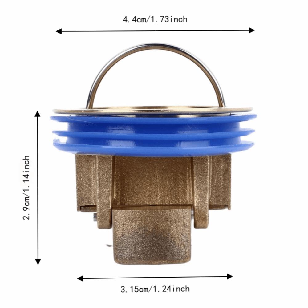 2 Pack Rapid Drainage Backflow Preventer Core Anti Slip Design Floor Strainer Sewer Core  Balcony золотой