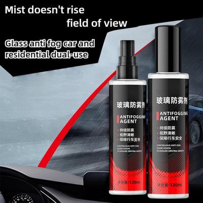 120ml Winter Auto Front Windshield Defogging Agent Car Windows Rain Snow Weather Anti-fogging Waterproof Clear Vision Coating