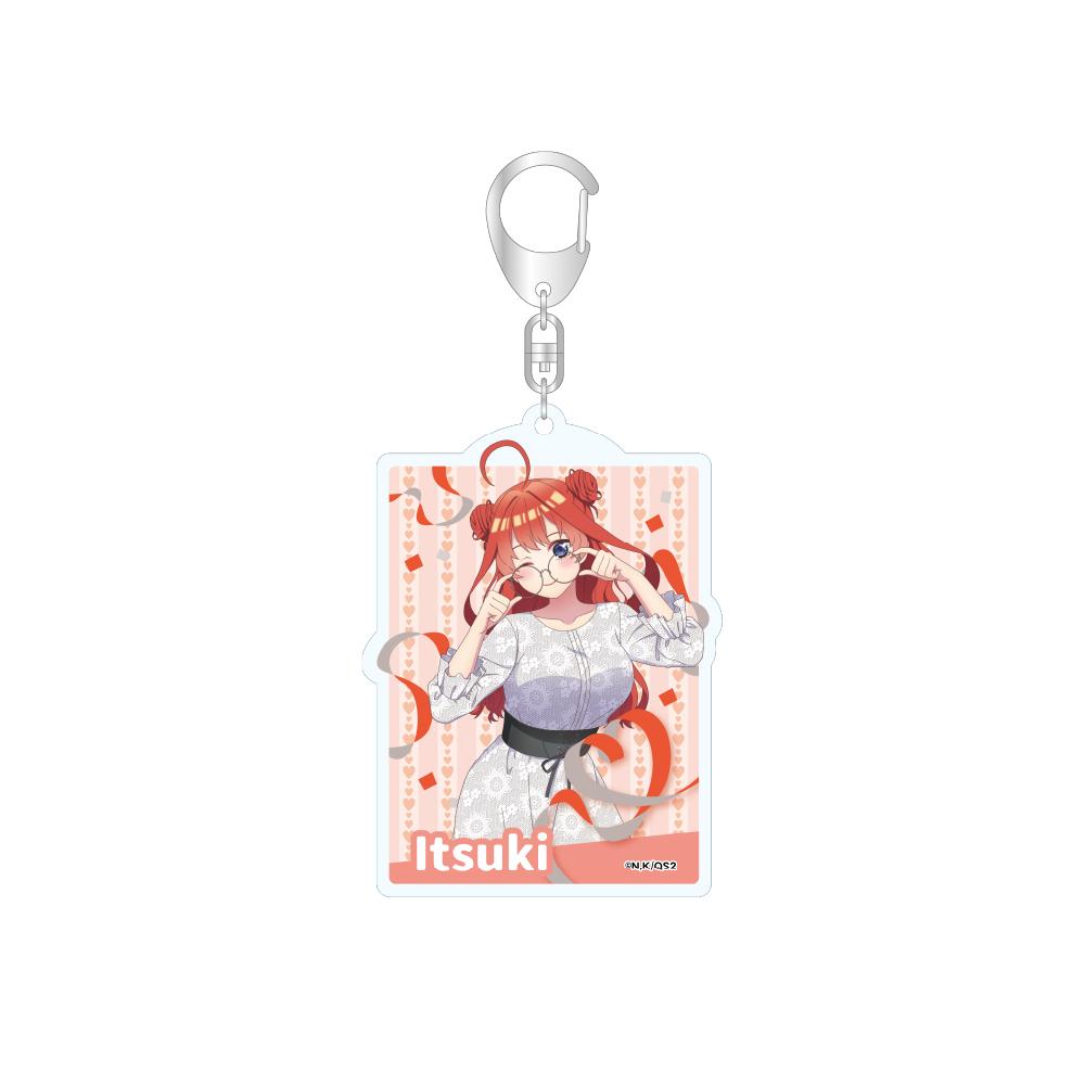 

The Quintessential Quintuplets Ichika Nino Miku Yotsuba Itsuki Official Acrylic Keychain Bag pendant anime goods Fans Charm Gift 6 cm