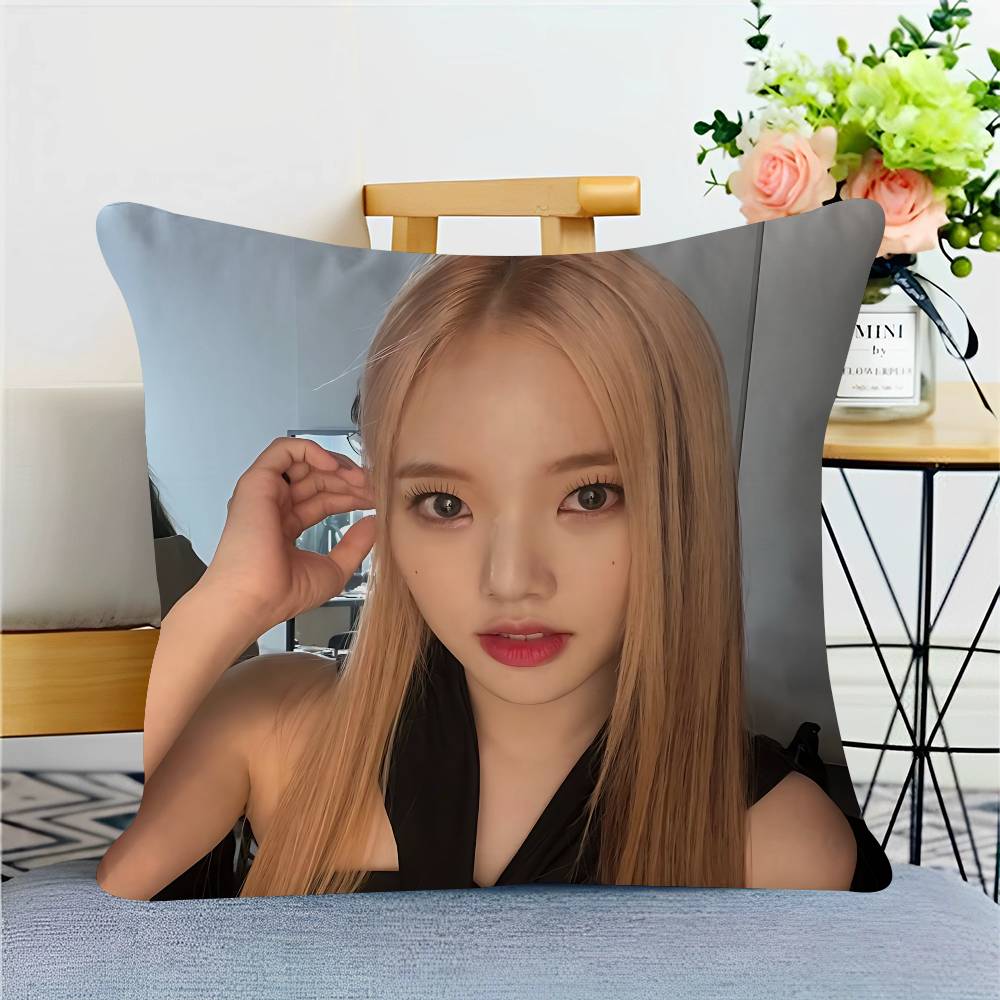 Singer L-Lee-Soojin Cushion Cover Car Throw Pillow Case For Sofa Car Christmas Gift 40x40cm 45x45cm