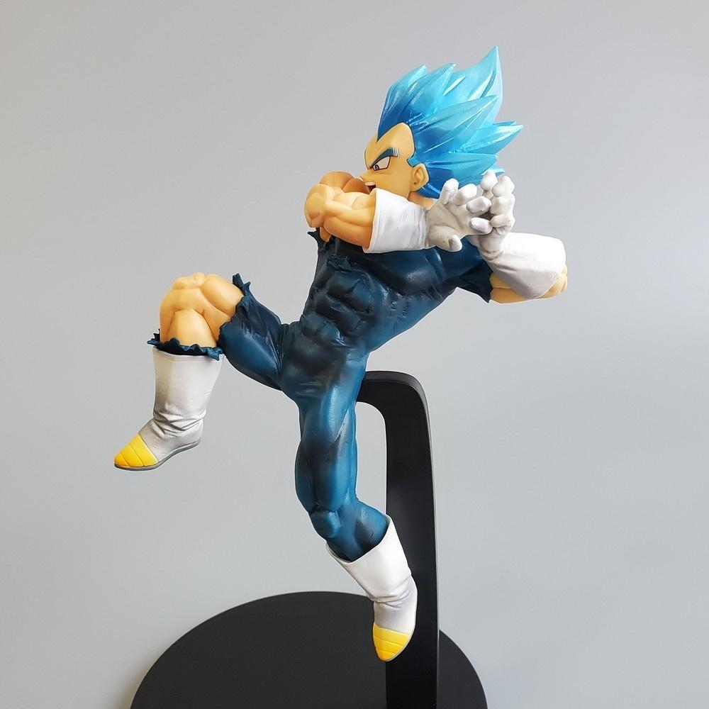 Anime DBZ Super Goku Vegeta Modrá figurka na vlasy PVC Toys Kid Collection dárek