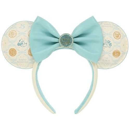 Tokyo DisneySea 25th Sparkling Jubilee Minnie Mickey Ear Headband