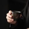 Japanese Style Handmade Retro Stoneware Tea Cup Ceramic Kung Fu Tea Cup Fragrance-Smelling Cup Small Single Cup Teacup Bowl Mug