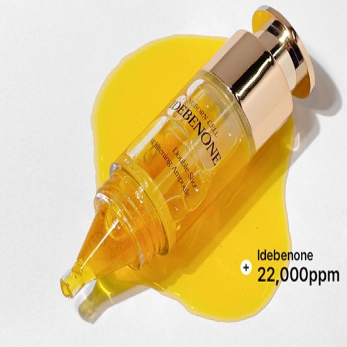 Ampoules blanchissantes double injection d'idébénone Blanc Dubu Nuborn Cell 11 ml x 3P