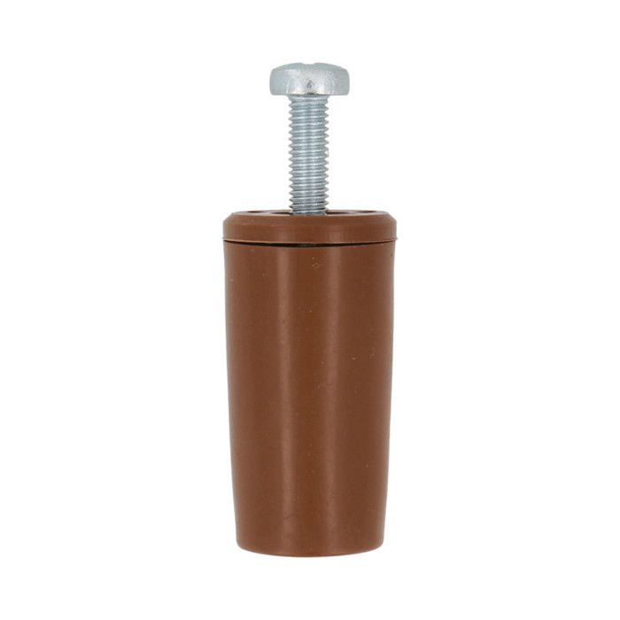 AMIG | Butée de volet roulant | 40 mm | Polypropylène | Marron