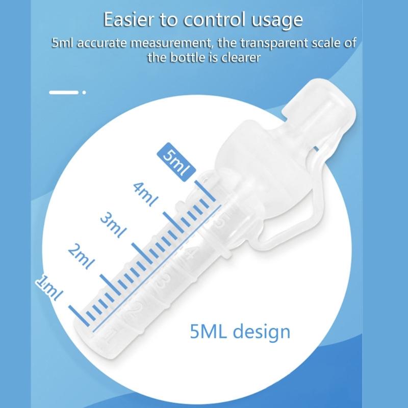 6Pcs Breast Milk Colostrum Collection Tube for Mom, Reusable 5ml Baby Feeding Artifact Newborns Silicone Dropper