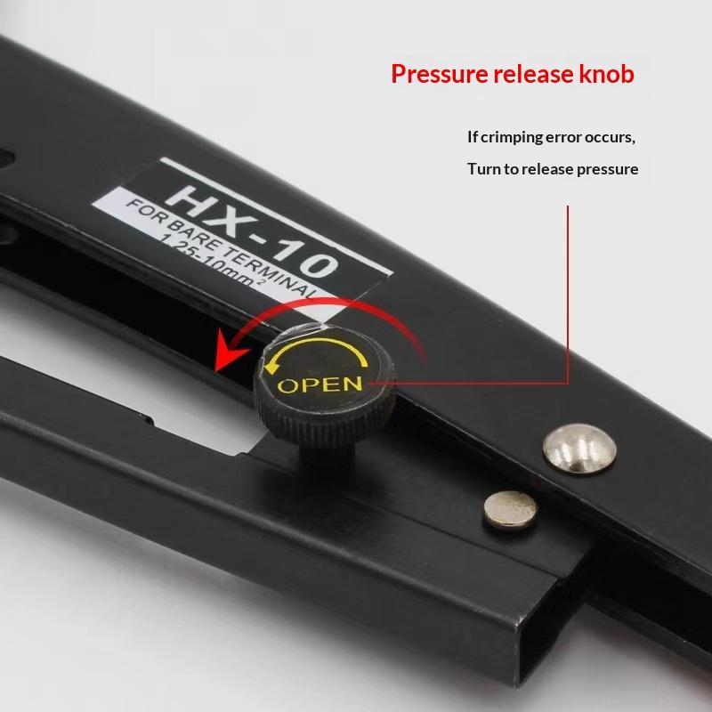 1Pcs Ratchet Crimping Tools Pliers Hs-16 Japanese Style Crimping Piler For Terminal 1.5-16Mm² Crimping Pliers