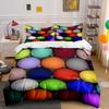 Colorful Golf Ball Pattern. Bedding Sets Duvet Cover Sets Duvet Covers Pillowcases(1 * Duvet Cover 2 * Pillowcases Without Duvet Insert)