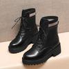 Fashion Soft Booties Combat Retro Style Ankle Boots for Women Fashion 2025 Y2k Designer Luxury New Rock Goth Boot Hot Woman Short Shoes