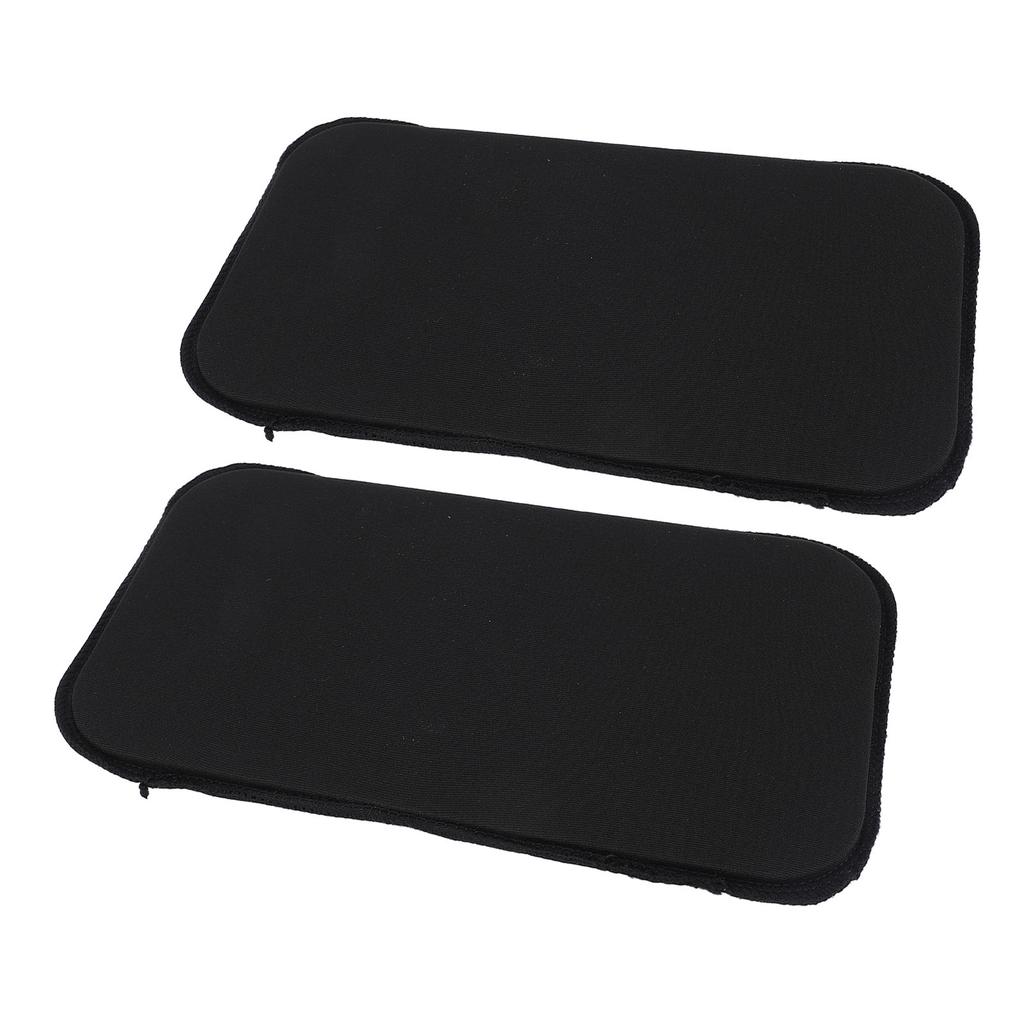 2pcs Abdominal Compression Side Board Sponge Abdominal Plate Support Board for Waist Side Black