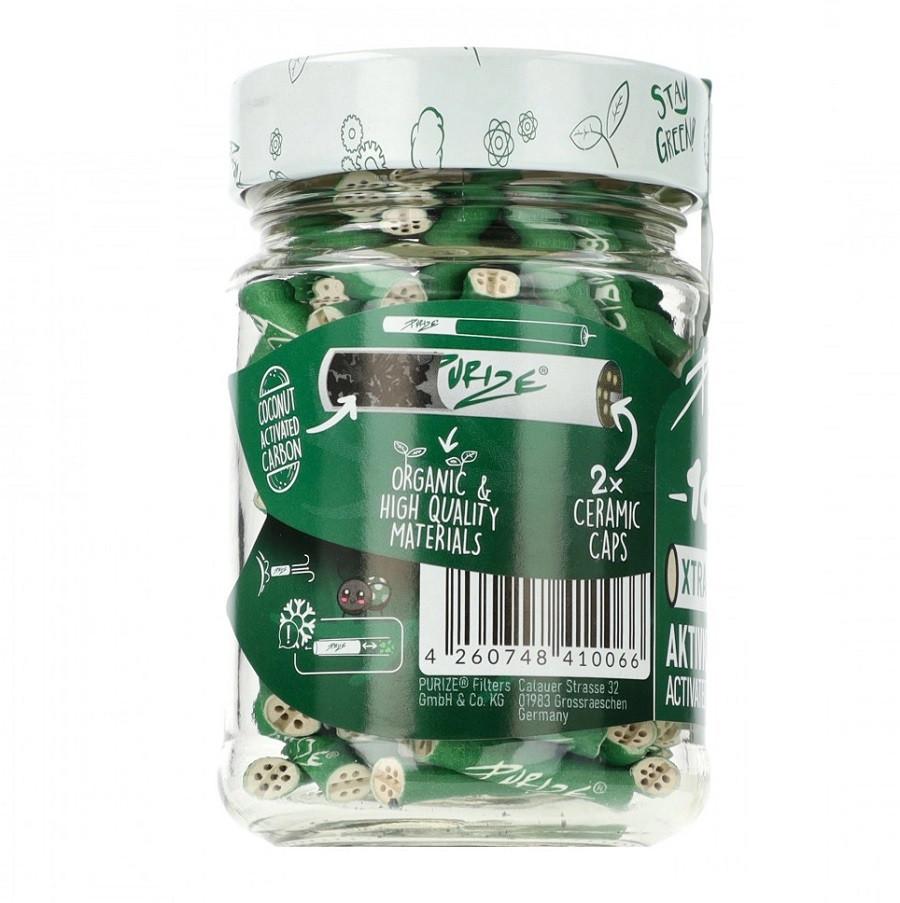 Filtry Purize Extra Slim Green 100Szt Słoik