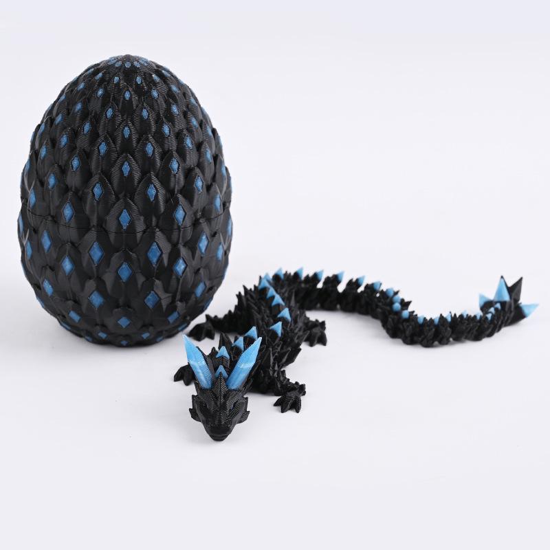 

Luminous Gem Dragon Egg 3D Printing Gift Set: Divine Dragon Ornament & Toy