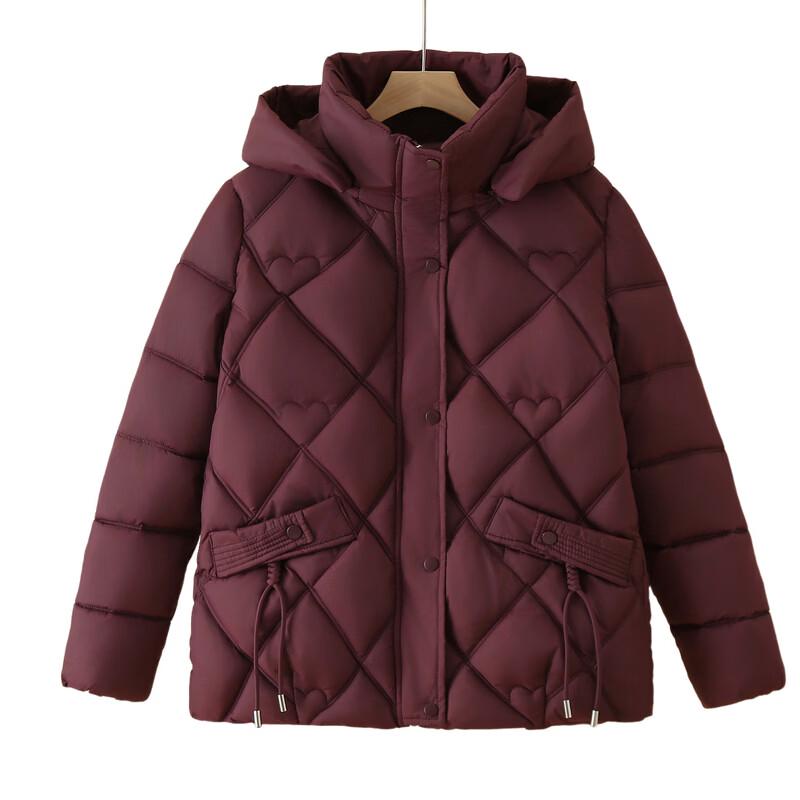 Hodo Women's Short Hooded Padded Jacket