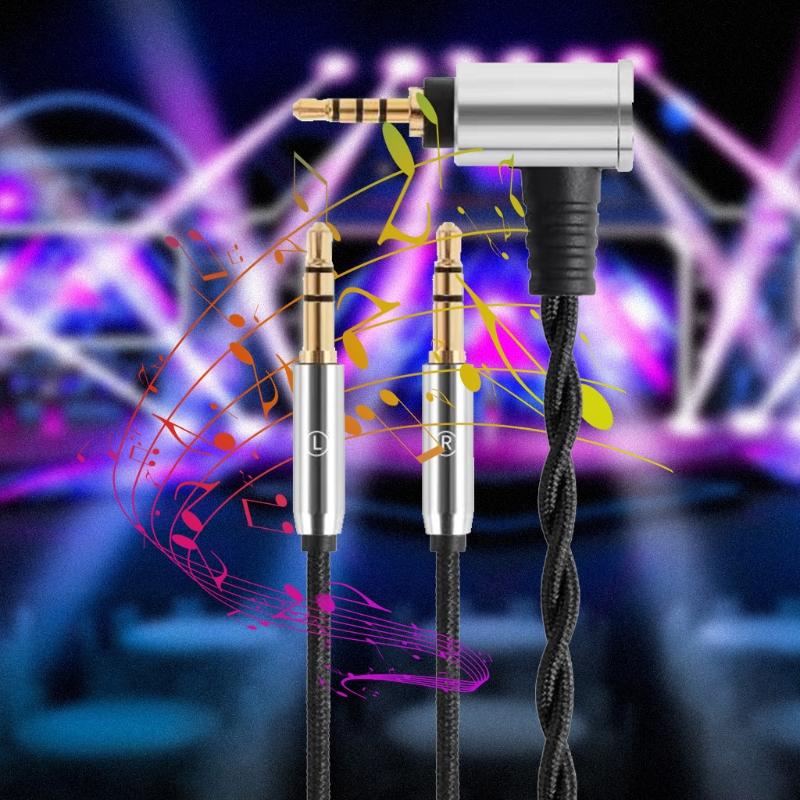 2. 5/3.5/4.4mm Microphone Cable Replacement for HIFIMAN HE400 HE400I ANANDA SUNDAR Headphone Earphone Cable