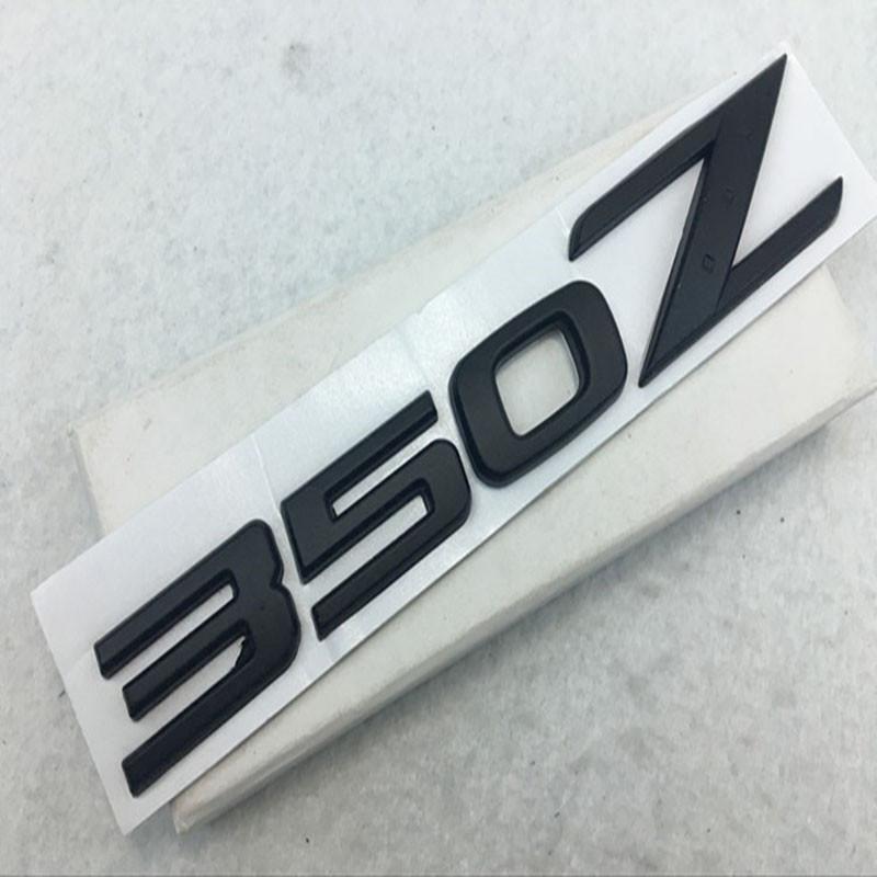 Neues Mattes Marken-Schwarz 350z Emblem Ersetzt OEM 350 Z Heckklappen-Emblem Kofferraum