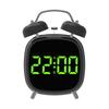 Liten digital vekkerklokke med LED-display Stor skjerm Snoozefunksjon Justerbar Batteridrevet Skrivebordsklokke