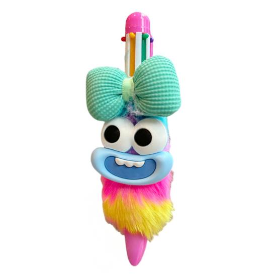 Cartoon Plush Ballpoint Pen Multi-Color Gel Pens for Students Journaling Cute Writing Tool for School Office Students