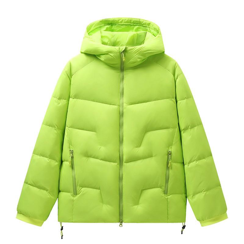 Mens Short Down Jacket Outdoor Workwear White Duck Thick Warm Hooded Winter Coat