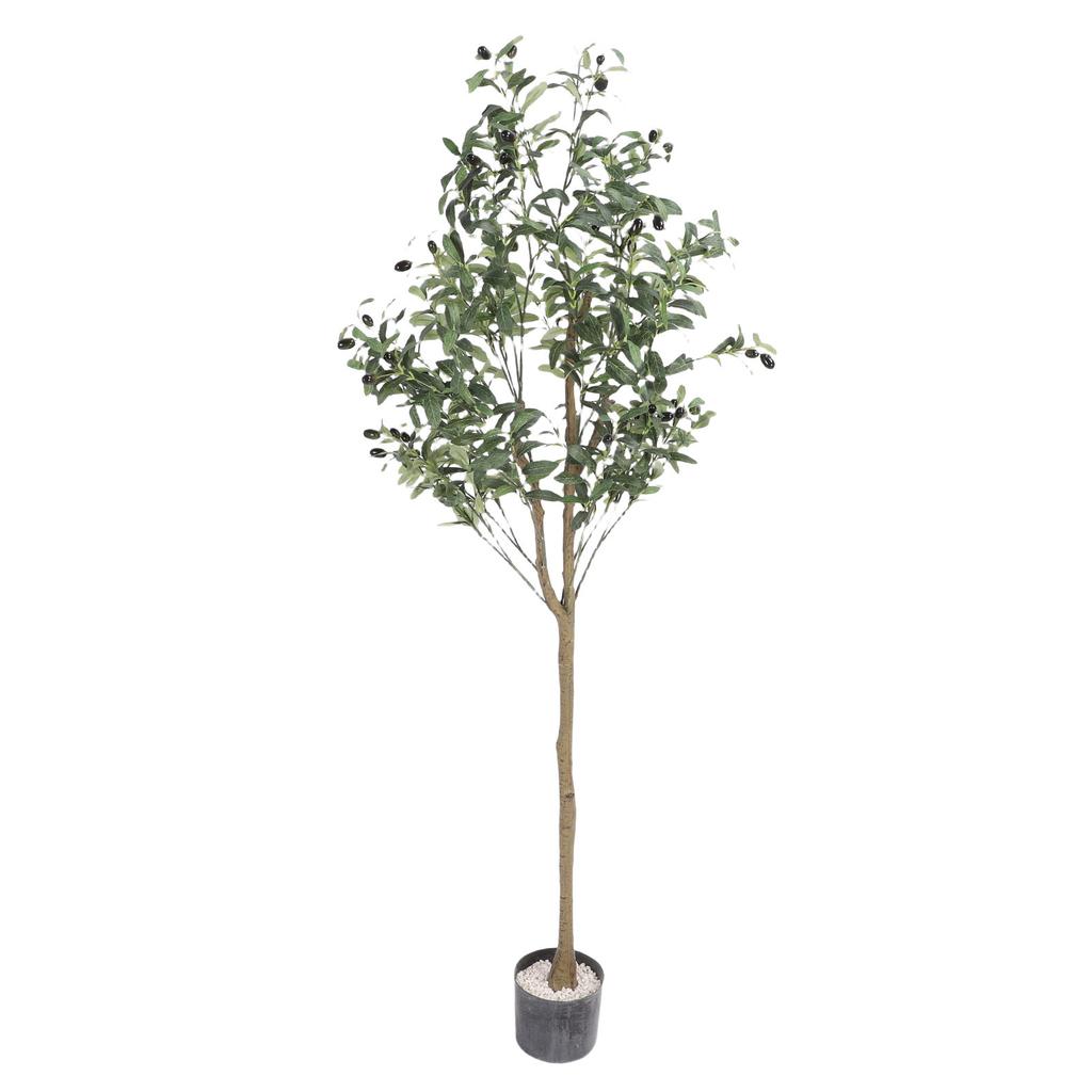Artificial Tree Tall ABS PU Simulated Olive Tree for Swimming Pool Party Seaside Courtyard Interior Decoration 150cm