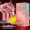 Q Point Ultra-Thin 001 Condoms: Lubricated, Spermicide-Free, for Men & Women, Enhanced Feel & Safety