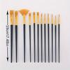 22/12/10 pcs Brush Set Plastic brush for acrylic, watercolor, oil painting for canvas, fabric and paper crafts painting supplies