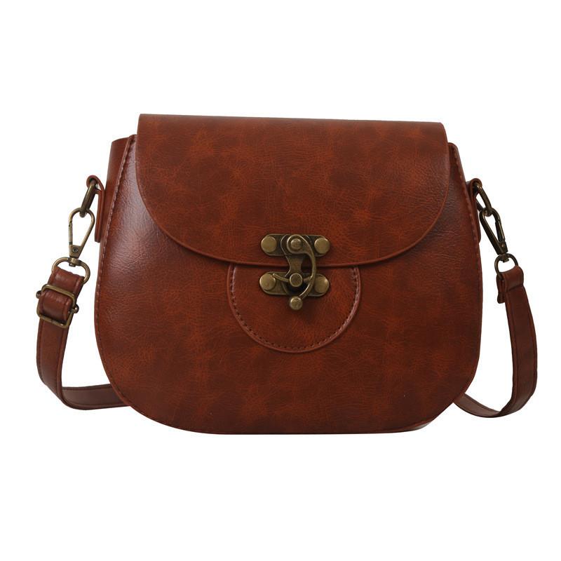 Chic Retro Saddle Bag 2023 Trendy Unique Design Women's Casual Shoulder Bag