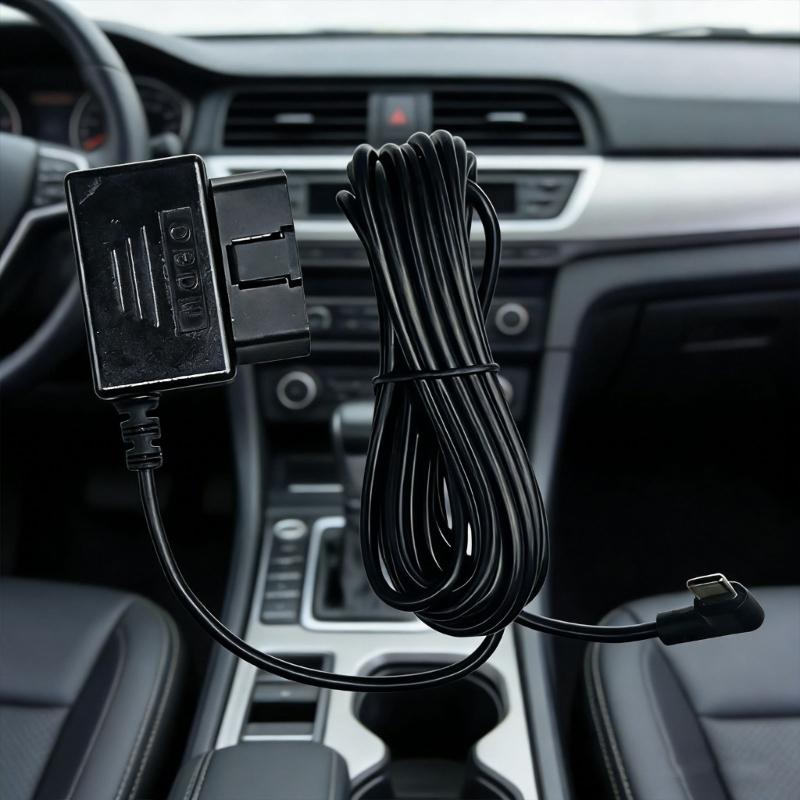 Heavy Duty Plastic OBD ACCs Charging Cord With Intelligent Chip For Multiple Vehicle Compatibility