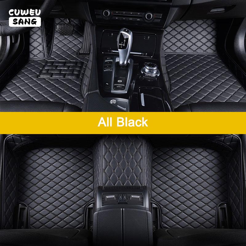 CUWEUSANG Custom Car Floor Mats For Skoda Superb Auto Carpets Foot Coche Accessorie