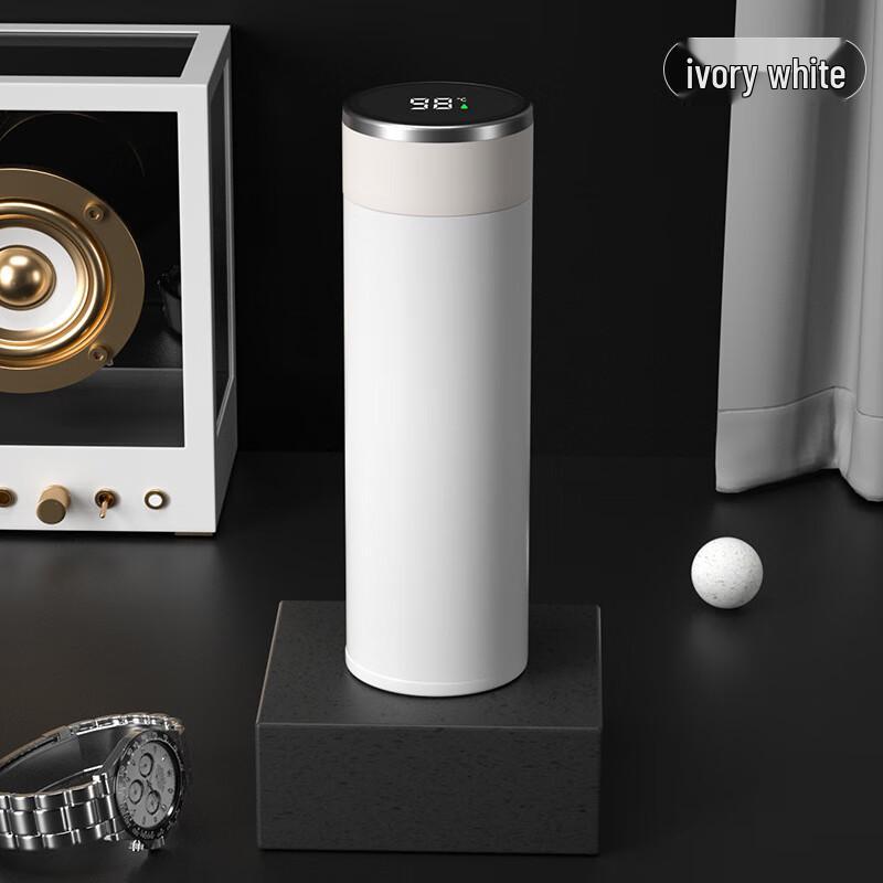 ZISIZ Stainless Steel Smart Insulated Tea Infuser Mug