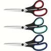 Duty Multi-Purpose Scissors - Ultra-Sharp Thick Blade with Comfort Grip for Sewing, Crafts & Office Use