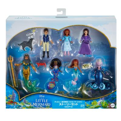 Disney Movie Little Story Set Mini Doll Mini 3 Mini Years Old and HND30 / Live-action "The Mermaid" [7 Dolls, Figures] [Dress-up Doll] [Pretend Play]