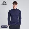 Pelliot Men's Stand Collar Quarter-Zip Performance T-Shirt