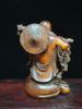 Chinese Vintage Boxwood Carved Rich Maitreya Buddha Statue Nice Sculpture Art