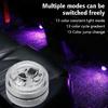 Adhesive Atmosphere Light Car Interior Ambient Light Auto Roof Light Wireless LED Lights Remote Control Decoration Lamp
