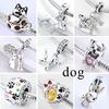 Charms Pendentifs Perles Argent 925 Chien Chat Luciiole Papillon Libellule Charme Pour Femmes Fabrication de Bijoux Accessoires de Mode