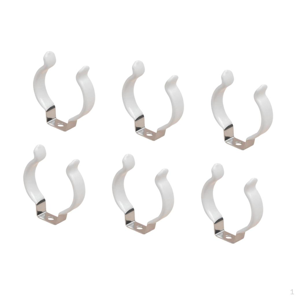 6 Pieces T12 Clip Holder Replacement Lamp for LED Fluorescent Tube Wedding