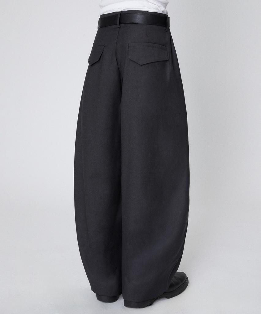 Seuweideu One Tuck Slacks [Gray]