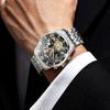 Skmei Luxury High Quality Man Watch Waterproof Luminous Chronograph Date Men Wristwatch Stainless Steel Quartz Men's Watches