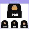 Pou My Pet Alien В'язана шапка-біні Акрилова тепла зимова шапка Для дорослих Унісекс Екіпірування для холодної погоди