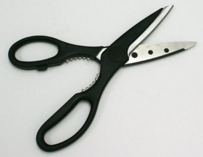 Marusho Industry Silky Cooking Scissors Black Stainless Steel ABS Resin Antibacterial Japan BLY1503 KSP-220 Blade Handle (with Agent)