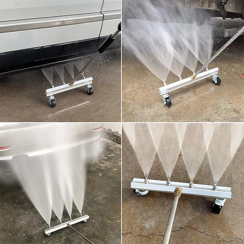 Pressure Washer Undercarriage Cleaner Pressure Washer Undercarriage High Pressure Car Body Cleaner Under Car Washer with 4 Spray