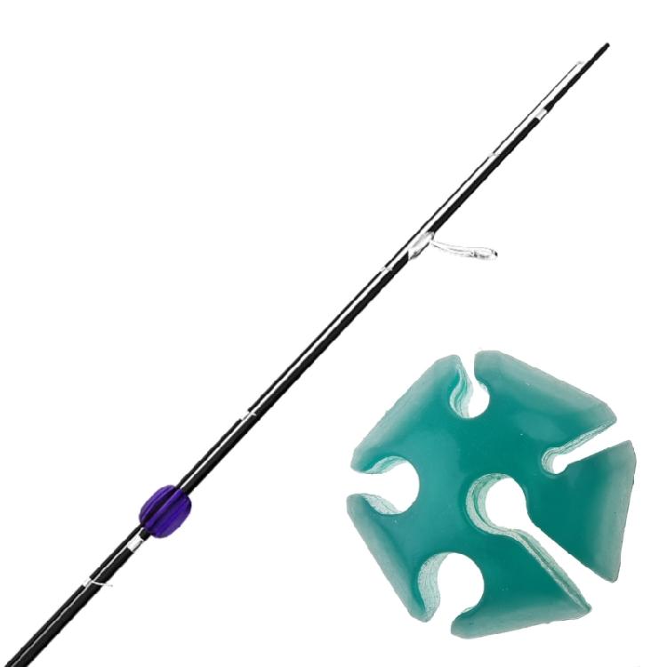 Multifunctional Fishing Tackle Tie Silicone Fishing Rod Holder Fastener