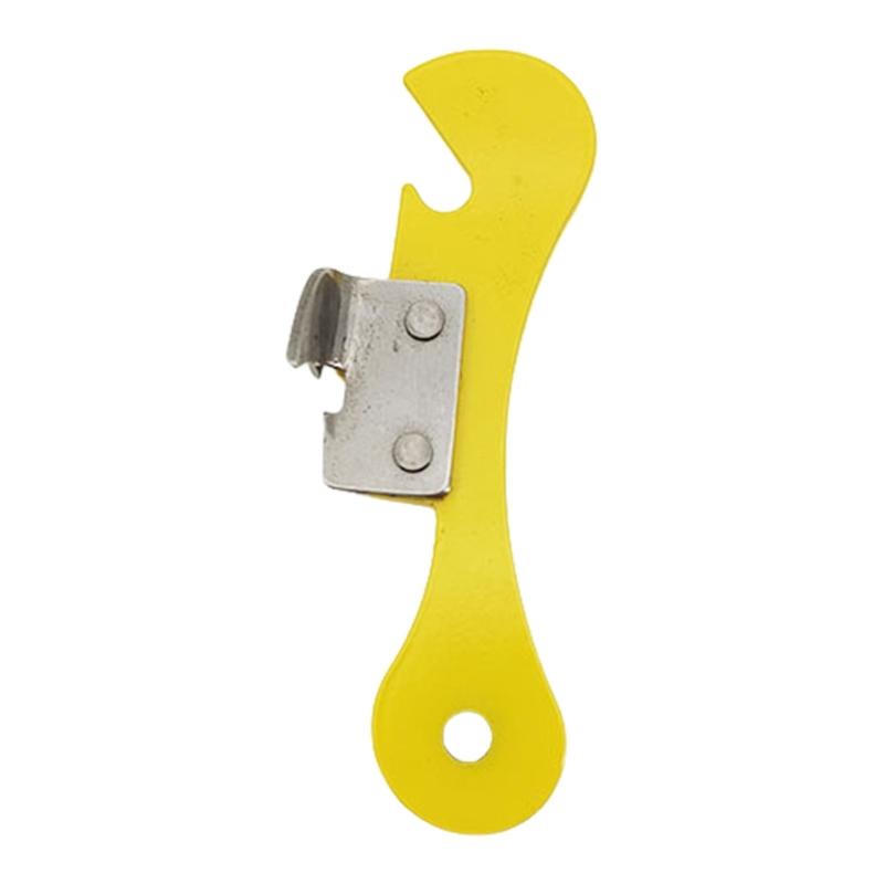 Multifunctional Stainless Steel Can Opener Kitchen Can Opener For Kitchen And Outdoor Use With Ergonomic Handle жёлтый