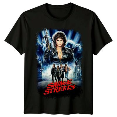 Rues Sauvages (1984) T-shirt unisexe inspiré des affiches de films rétro années 80