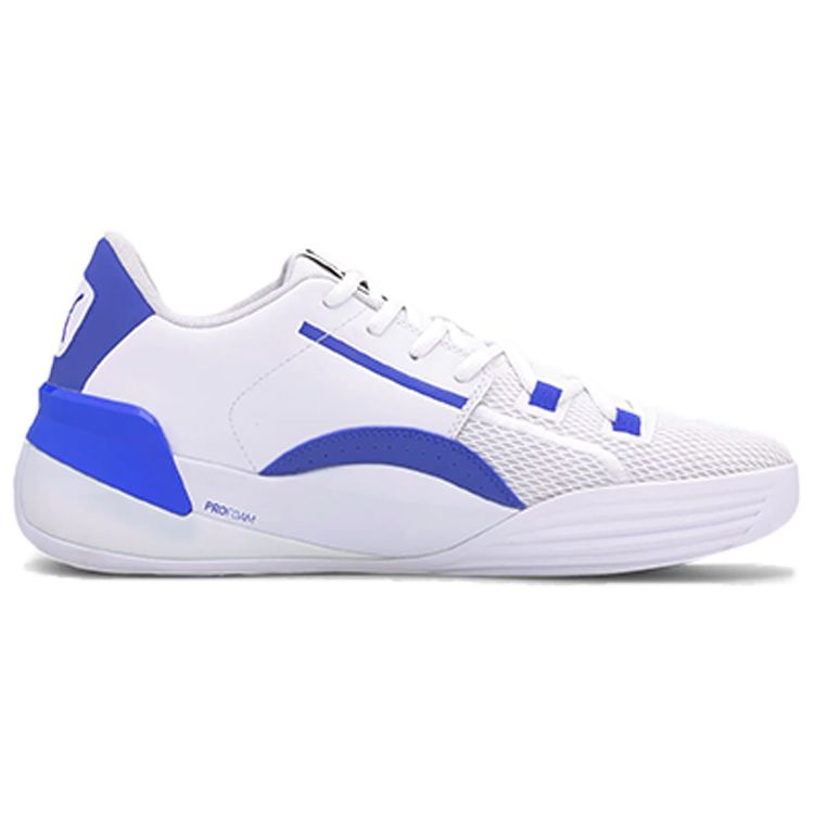 Puma Clyde Hardwood Team Strong Blue Unisex Sneakers White 194454-05
