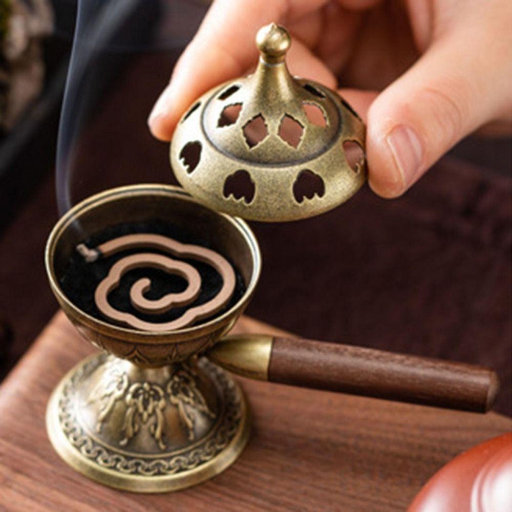 Sloní štěstí Santalové dřevo Kadidelnice Třínožkový sporák pro Čajový obřad Domácí dekorace