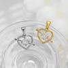 Custom 18K Gold Plated Stainless Steel Fashion Women Jewelry Pendants Charms for Necklace Making DIY Bulk
