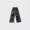 Zerrissene Sommerjeans für Damen im Used-Look: High Street American Style, weites Bein, lockere Passform, vielseitige lange Hose